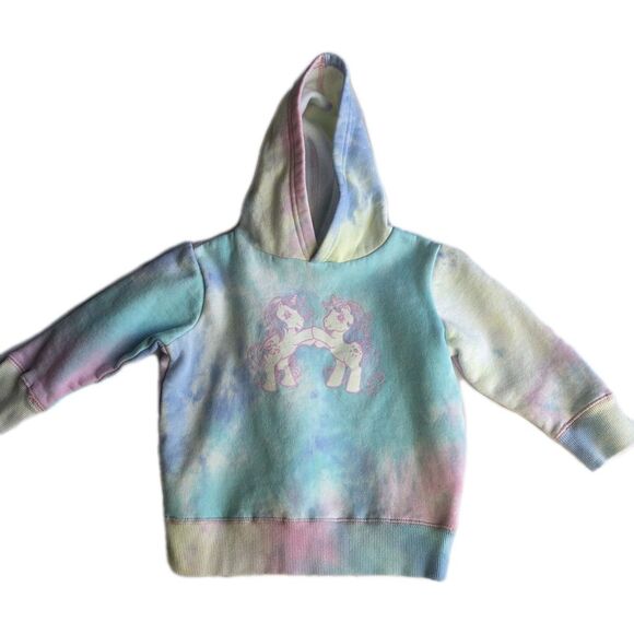 MY LITTLE PONY Pastel TIE DYE Sweatshirt HOODIE Toddler Sz 2T NEW Cotton On Kids - Picture 6 of 7